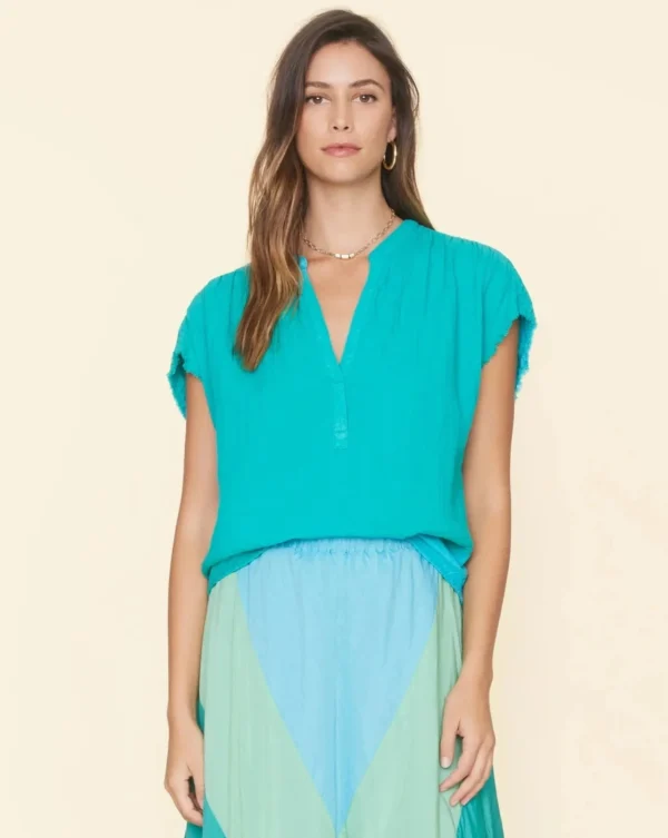 Shirts + Tops | Xirena Kane Top Baltic Sea