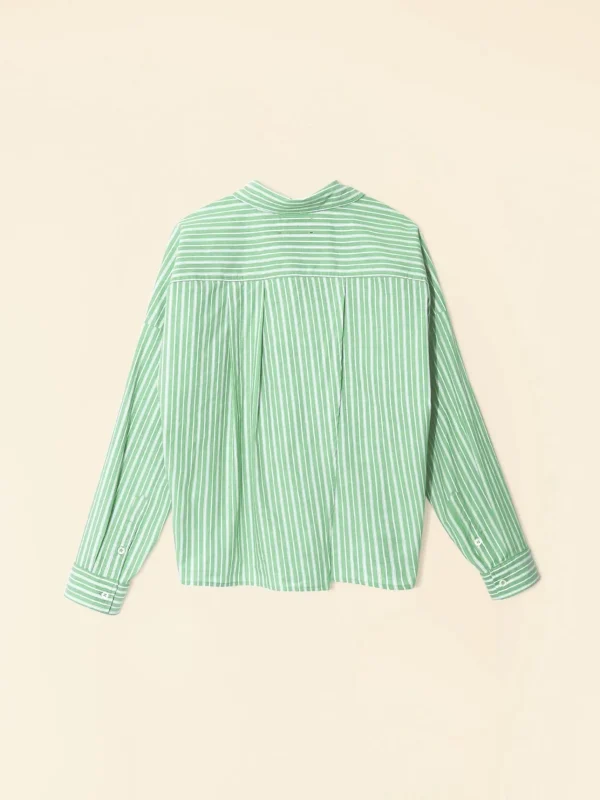 Shirts + Tops | Xirena Riley Shirt Matcha Stripe
