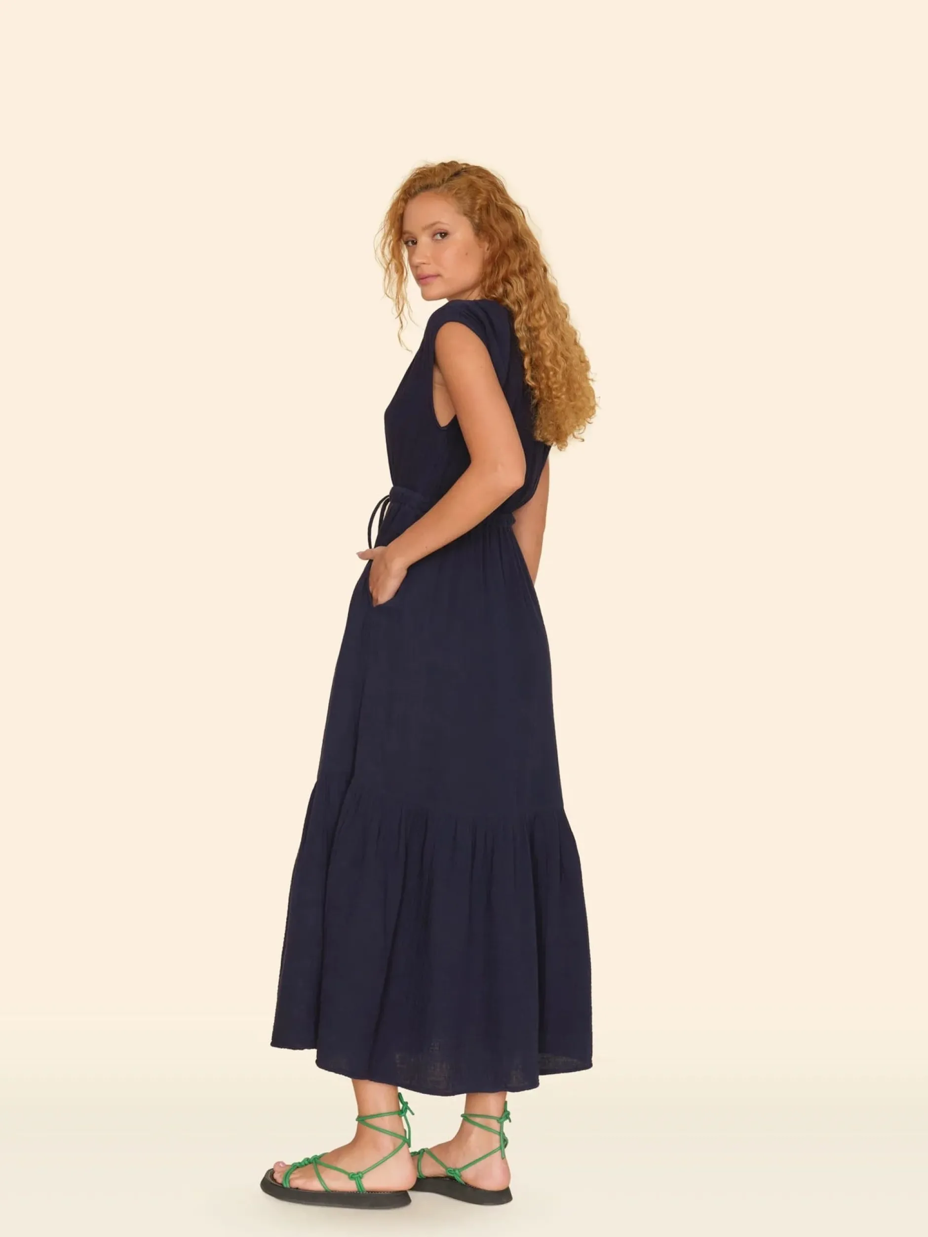 xirena_rosalie_dress_nort_1.webp Dresses | Xirena Rosalie Dress North Star