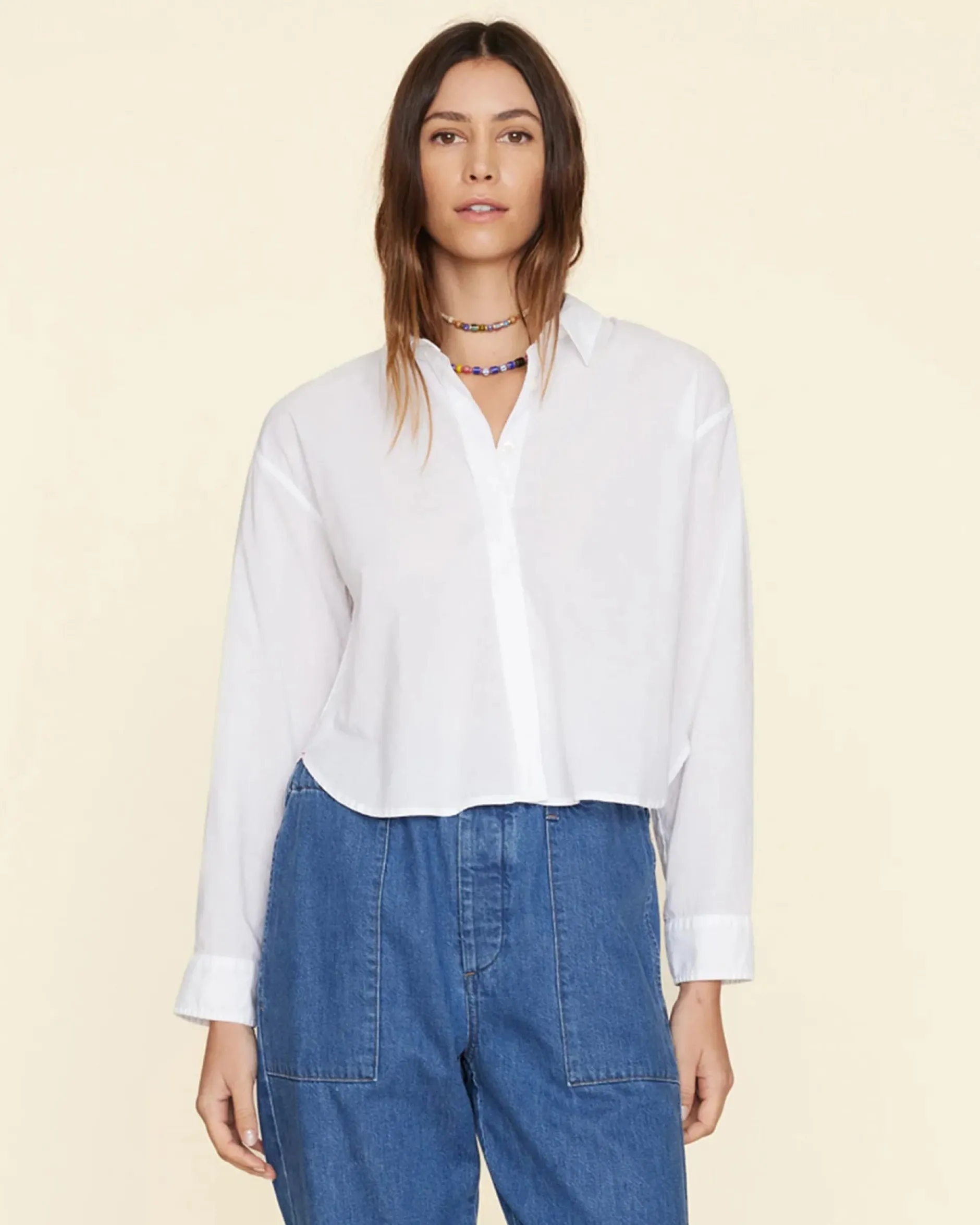 xirena_smyth_shirt_white_0.webp Shirts + Tops | Xirena Smyth Shirt White