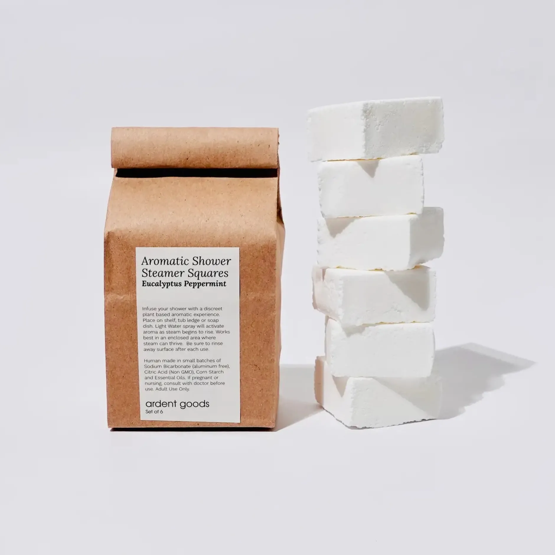 eucalyptus__mint_shower_s_0.webp Beauty | Ardent Goods Eucalyptus + Mint Shower Steamers