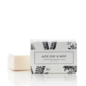 Beauty | Formulary 55 Shea Butter Bar Soap Aloe Leaf & Mint