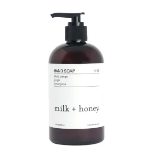 Beauty | Milk + Honey Hand Soap N0 35: Blood Orange, Ginger, Lemongrass
